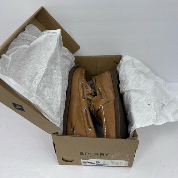 SPERRY TOP SIDER, MEN’S 8.5, EUROPE 41.5, CAMEL COLOR, ANTI SLIP BOAT SHOES - Picture 15 of 15